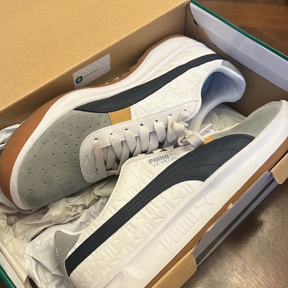 Puma Gv Special “Quarry Peacoat Mustard”